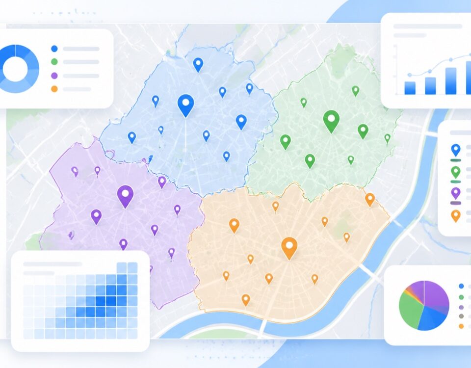 10 Ways Businesses Use Location Data to Make Better Decisions featured image with clean mapping and analytics visuals.