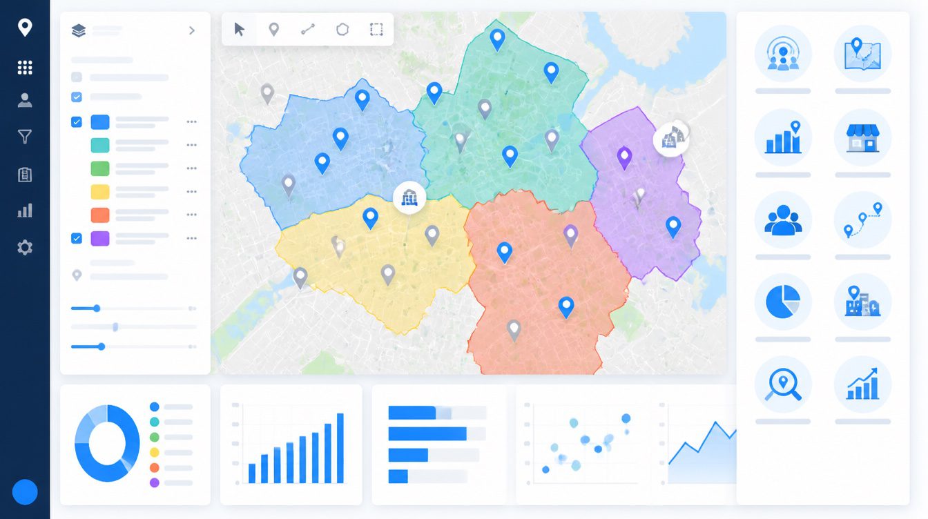 Sales and Marketing Applications visual for 10 ways businesses use location data to make better decisions.