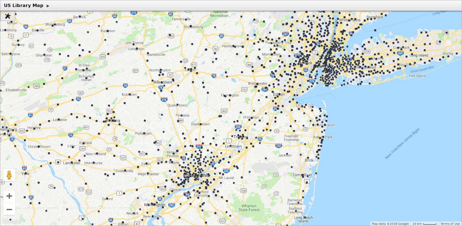Create a Dot Distribution Map - Maptive