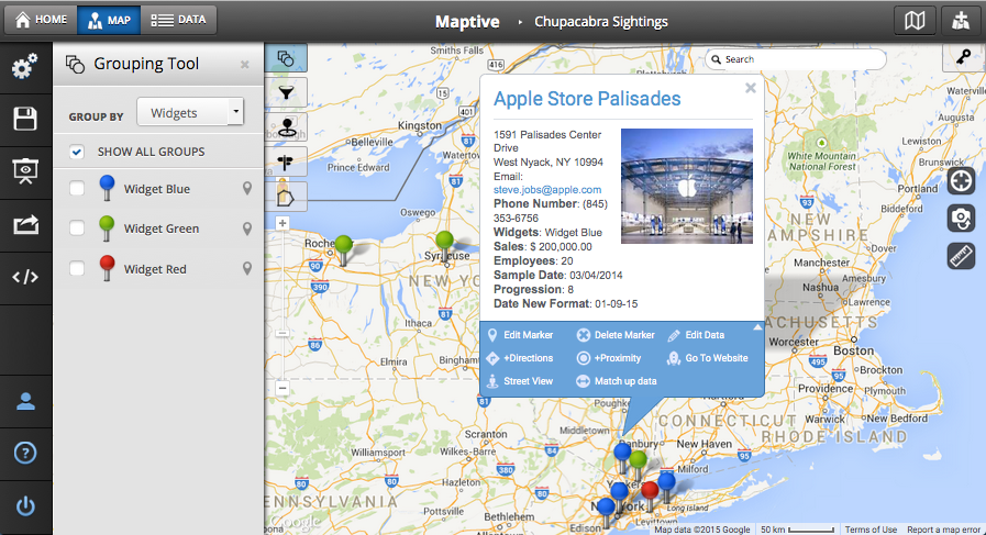 plot destinations on a map How To Create A Custom Location Map With Pins Maptive plot destinations on a map