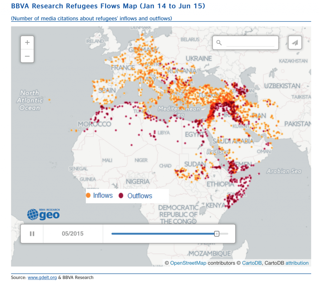 Refugee Flow Map