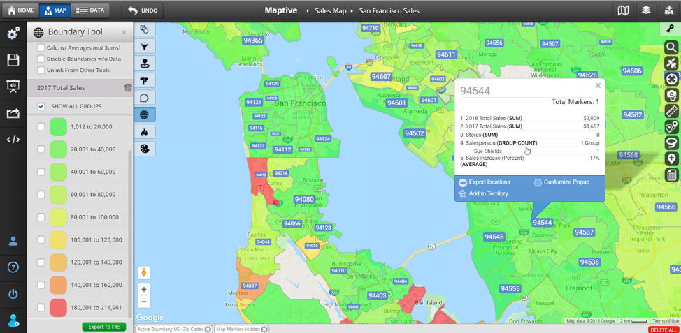 Boundary Heat Mapping