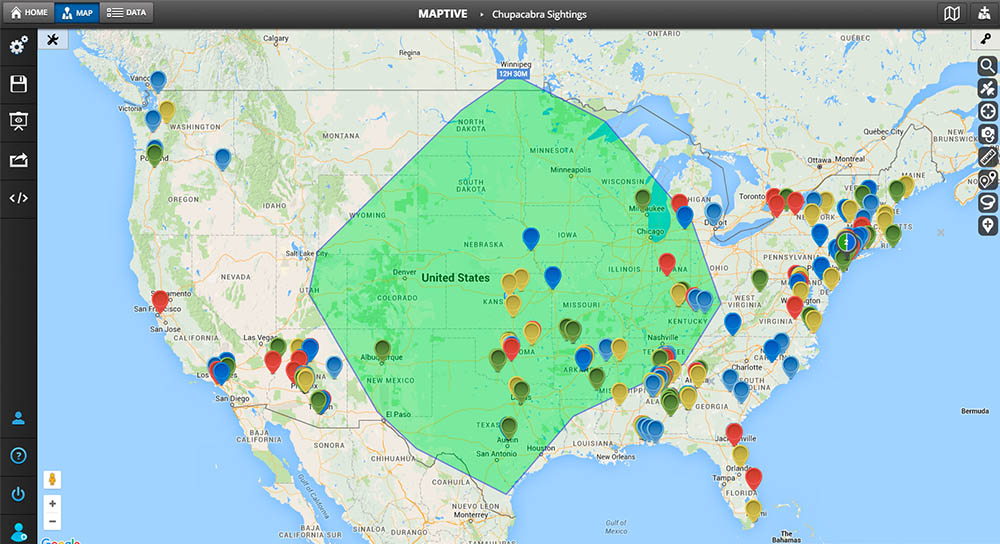 Drive Time Polygons Maptive