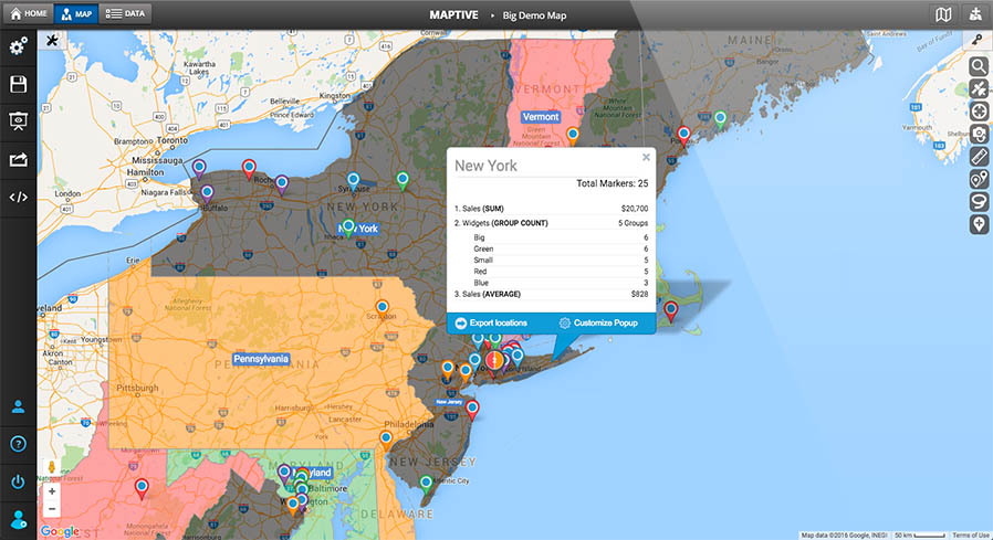 Free Online Map Maker Create Interactive Maps Visme