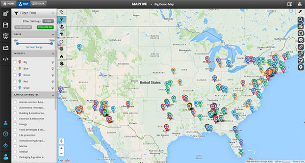 php map filter
