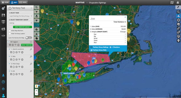 Territory Tool - Sales Territory Mapping