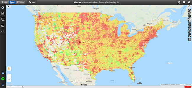 Demographic Boundary Map