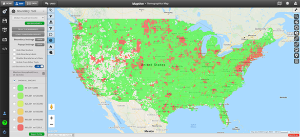 Create Demographic Maps Quickly And Easily Maptive