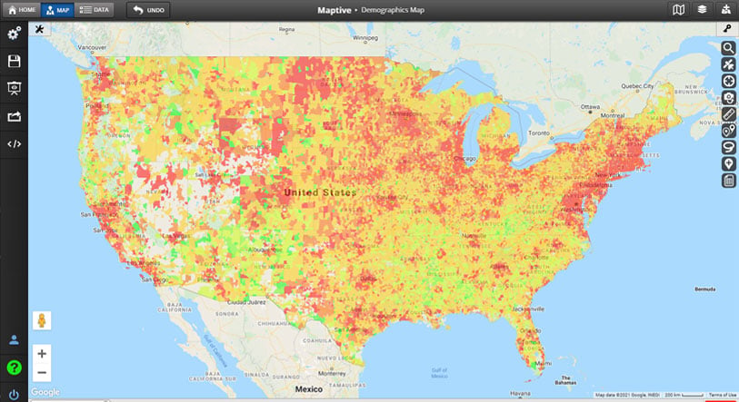 Demographics Data Mapping Software