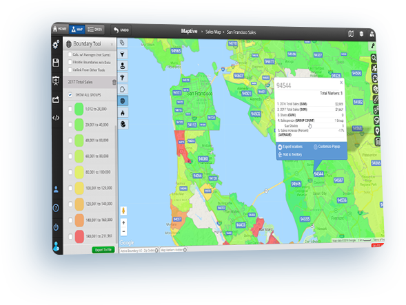 Map Excel Data Plot Addresses From Excel On A Google Map Maptive