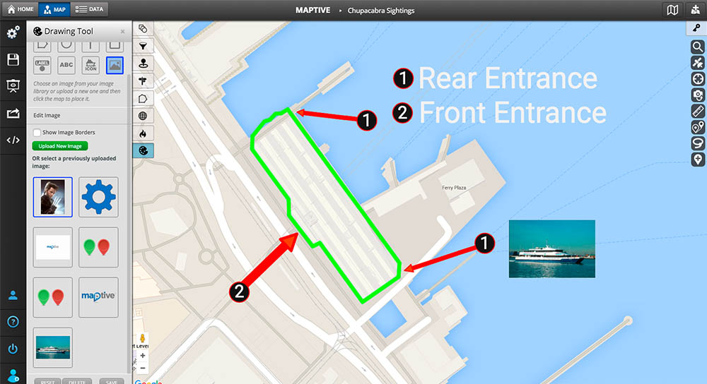 create presentation maps