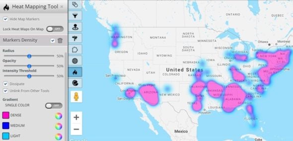 Heat Mapping Tool - Mapping Software