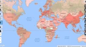 Mapping Software for Academics - World Map