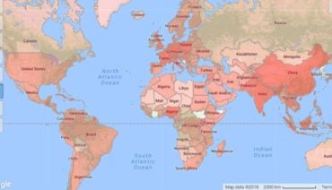 Mapping Software for Academics - World Map