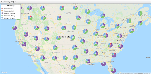 Pie Chart Cluster Map