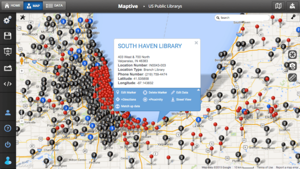 Pin Map - Academic Maps