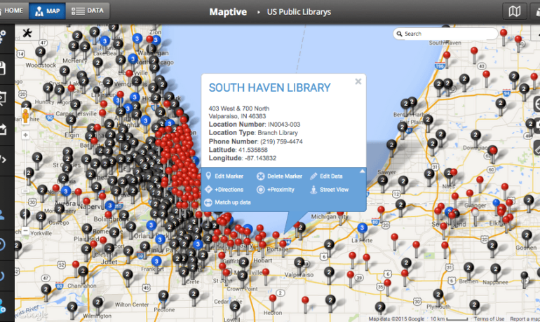 Pin Map - Academic Maps