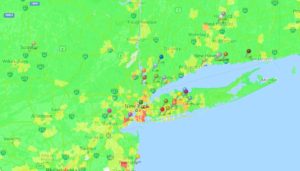 Demographic Map New York City - Map Coordinates