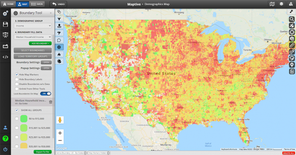 Election Map Maker Mapping Software - Demographics Maps 585x307 