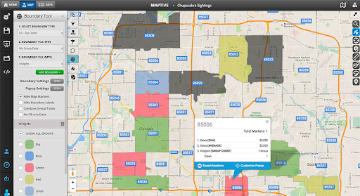 Boundary Tool Data Visualization