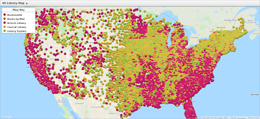 Share Maps - Pin Map of the US