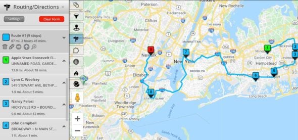Route Planning - Mapping Software for Academia