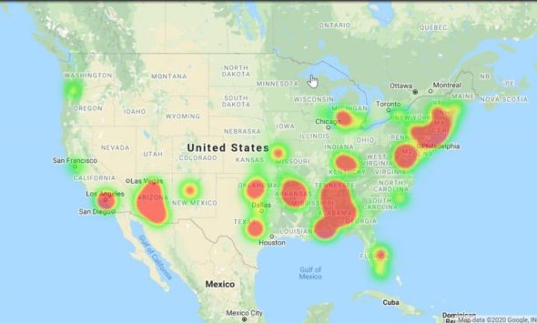 Sales Density Heat Map - GIS Software