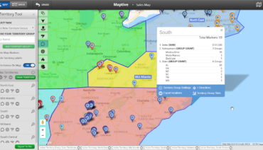 sale territory mapping