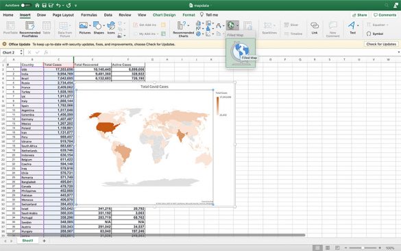 Create Heat Maps with Excel