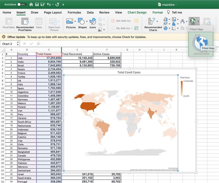 Create a Geographic Heat Map in Excel [Guide]  Maptive