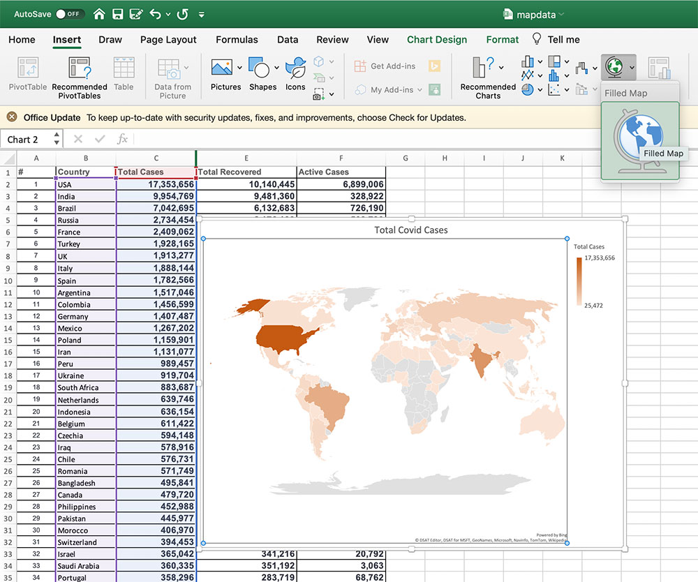 Excel Fillable Maps
