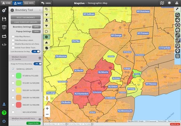 County Mapping Software