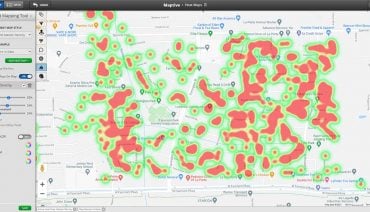 heat map data visualization