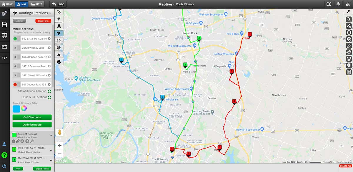 international Brandy arm The 11 Best Free Route Planners with Unlimited Stops 2023 | Maptive