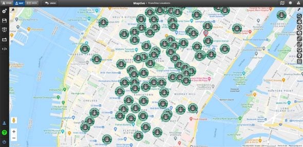 Franchise Mapping Software
