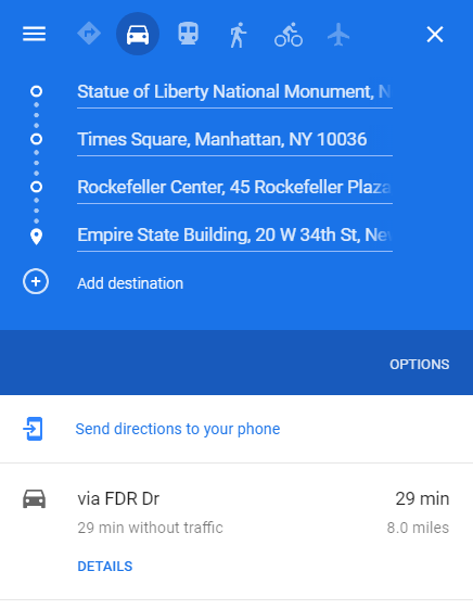Google Maps Shortest Route Multiple Stops