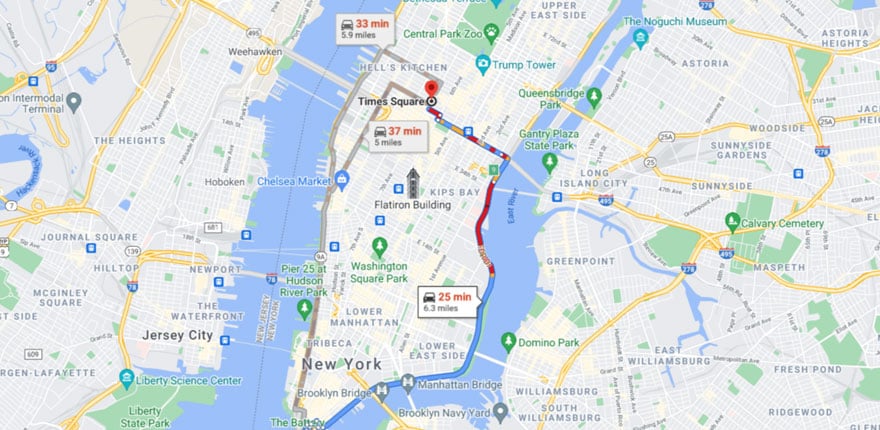 Hvilken en Vedligeholdelse Høflig How to Find the Shortest Route with Google Maps | Maptive