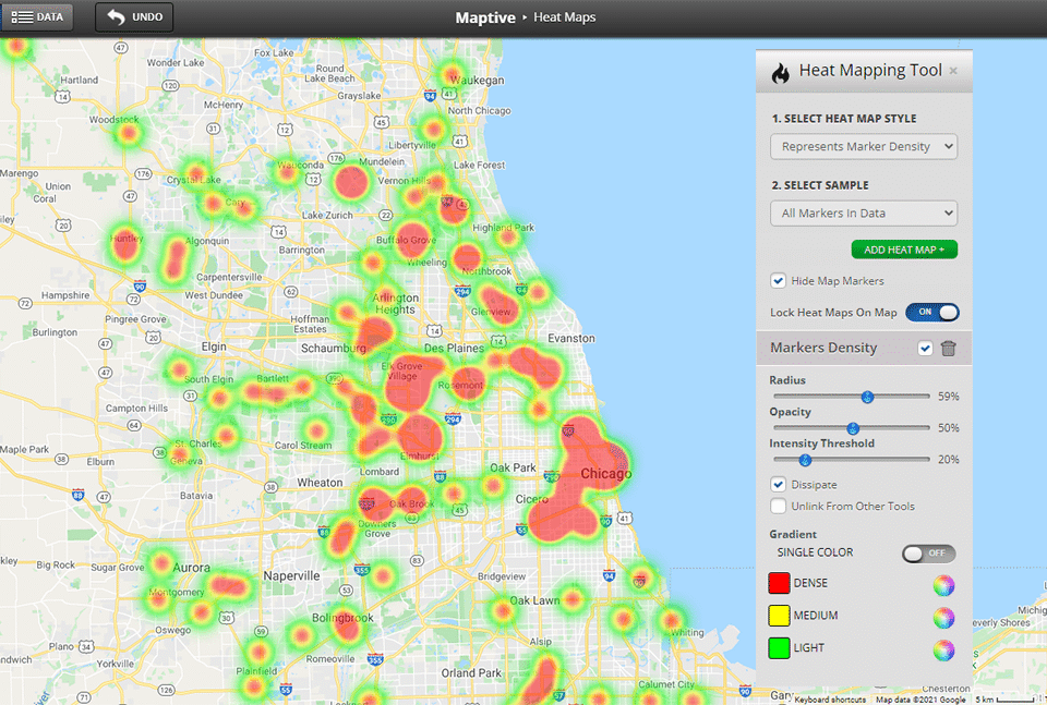 Types of Geographic Heat Maps