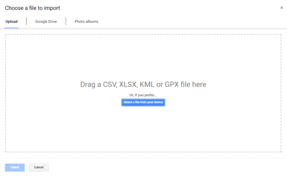 How to Map Multiple Locations with - Choose File To Import 590x365