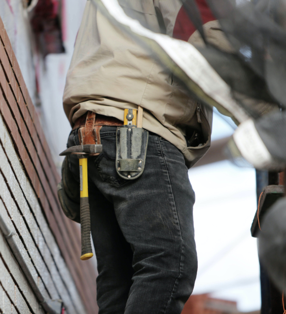 Maintenance Man with Work Belt