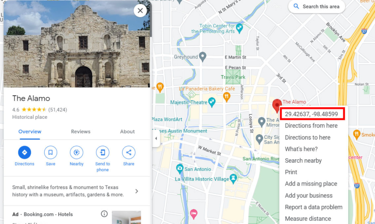 Latitude Longitude Google Maps