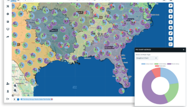 Map Pie Charts