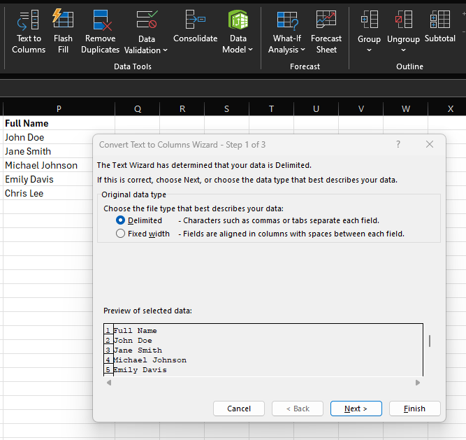 How to Separate Names in Excel: A Step-by-Step Guide | Maptive