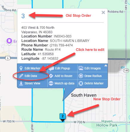 Step 1- Click a Marker