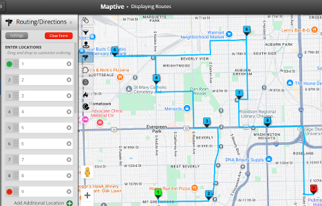 Step 3- Click “Optimize Directions”
