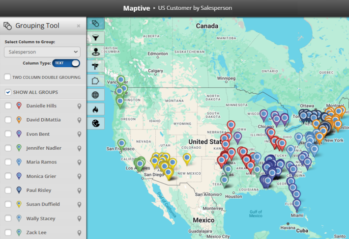 Group Markers by Color