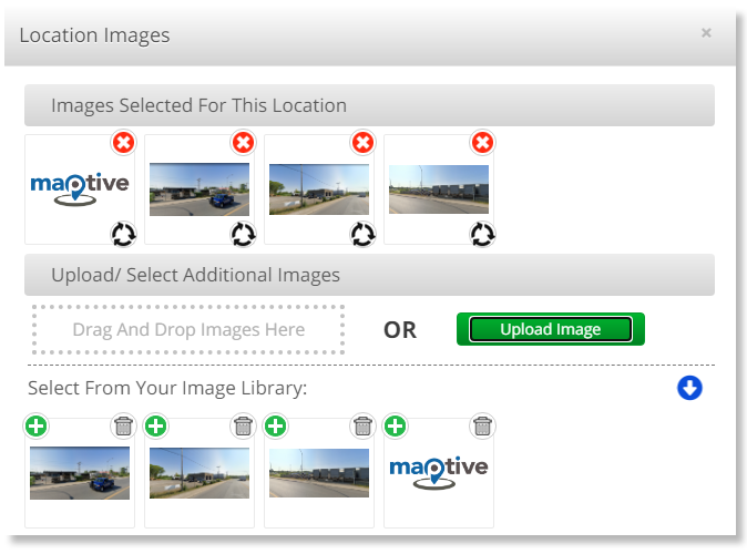 Upload Custom Markers & Images