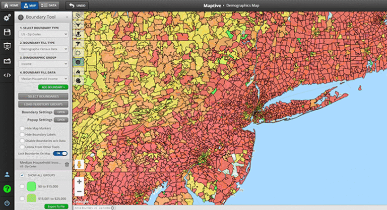 Free Demographics Maps | Maptive