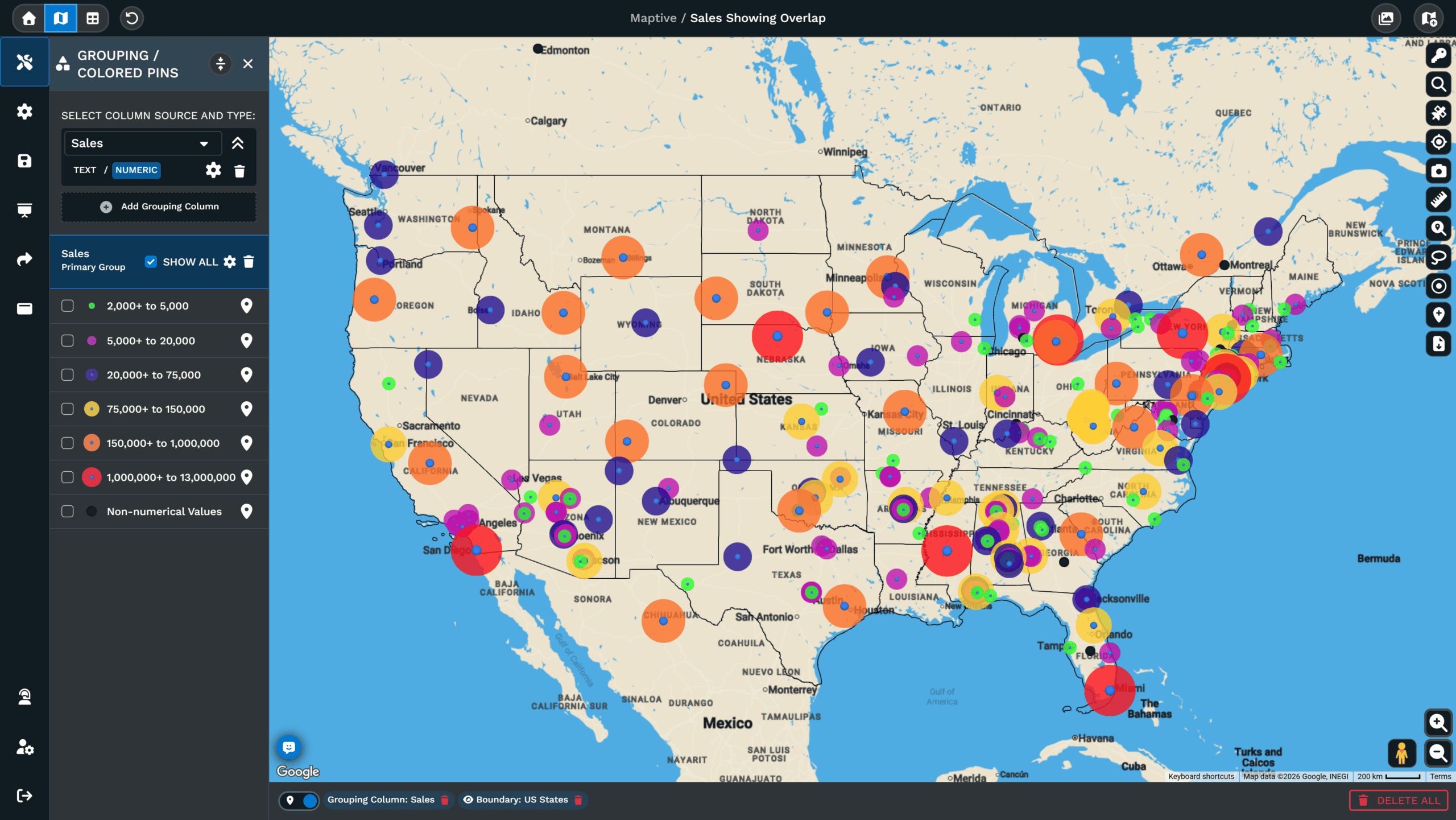 Big Territory, One Map