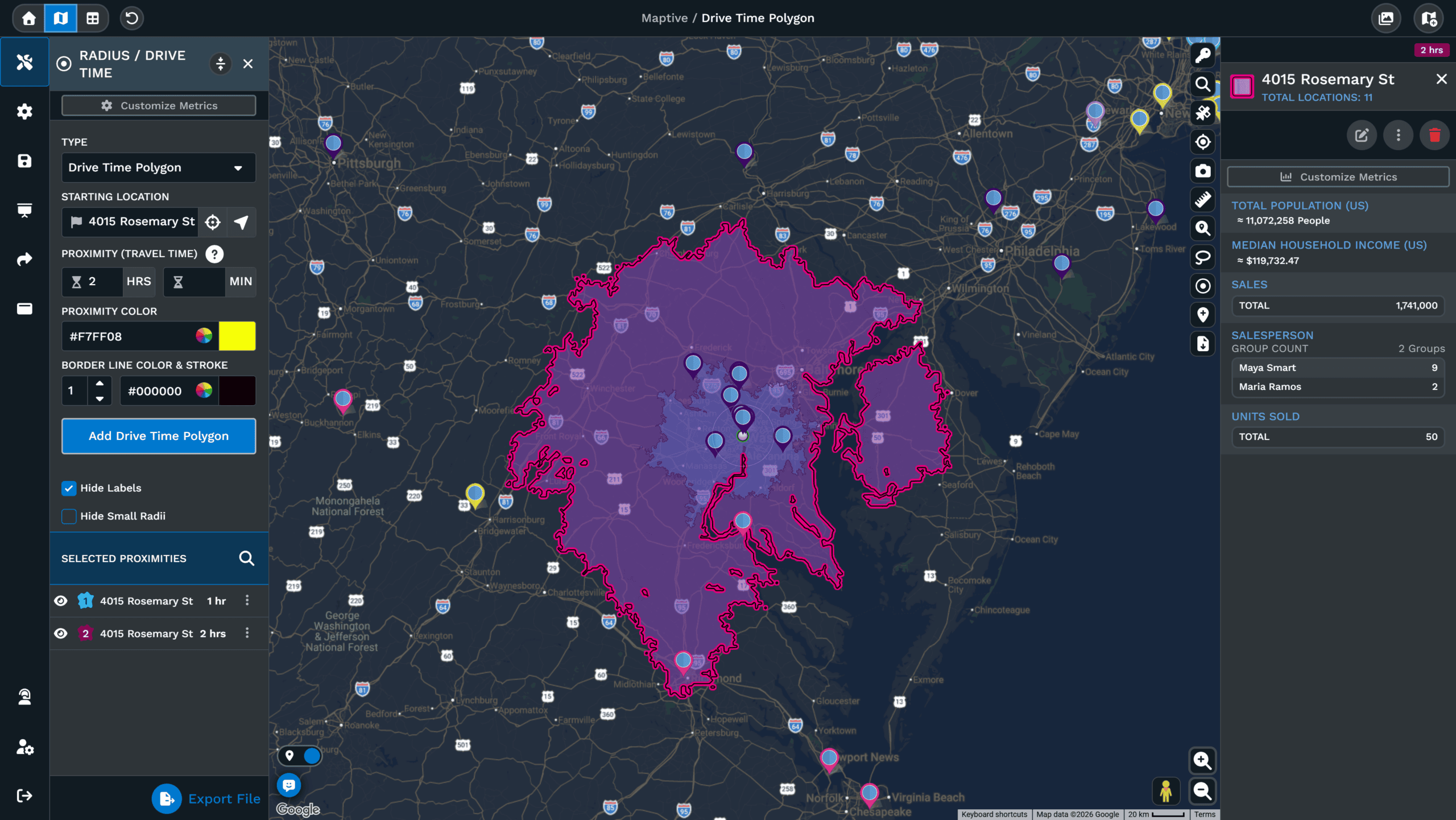 Plan Service Areas With Census Data